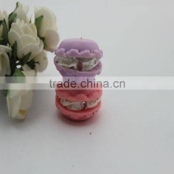 New arrival fake food PVC Macarons crafts in display