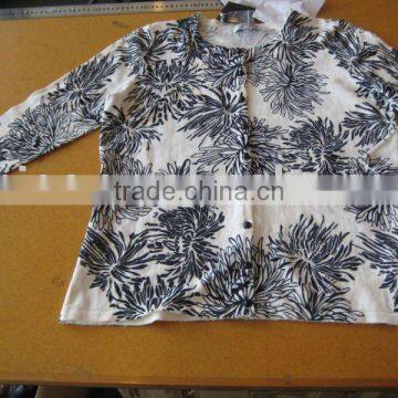 ladies printed sweater