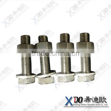 Alloy 59 UNS N06059 EN 2.4605 standard size bolt and nut