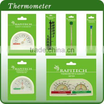 Gardening Indoor Outdoor Plastic Wooden Metal Deorative Thermometer Wall Thermometer photo-3