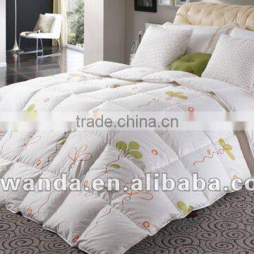 Home use goose| duck feather and down bedding set