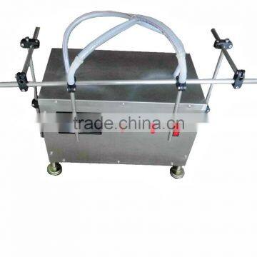 Stainles Steel Semi Automatic Electric Double Nozzle Engine Oil Filler Shampoo Filling Machine Liquid Soap Filling Machine photo-2