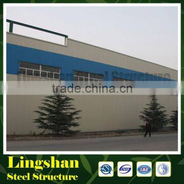 modern steel structure fabricated warehouse