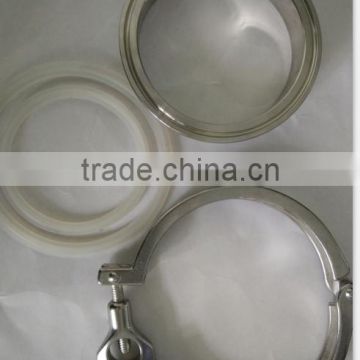 2'' 3'' 4''ferrule,trip clamp,gasket,end cap, bubble plate,full one plate for distiller column