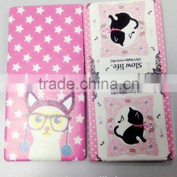 60mm Square Pu Leather Folding Cosmetic Mirror photo-6