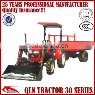 QLN farm wheel tractor used mini tractor