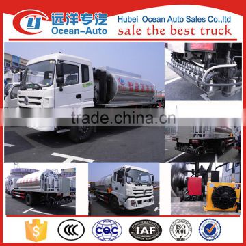 10cbm Dongfeng 4*2 asphalt distributioning truck for city beautification , architectural engineering