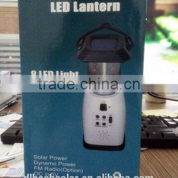 Solar Power and Emergency Crank Solar Lantern &solar Chargers Solar Powder FM Radio Solar photo-3