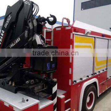 HOWO 6*4 Water Tanker Emergency Rescue Crane Wrecker Fire Truck