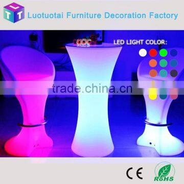 2015 New Design Modern 42'' High-grade Led Bar Stool High Back Wing Chair LED Light Stool Chair LTT-BS04 photo-5