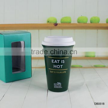 New ideas wholesale chaozhou factory porcelain novelty tumbler ceramic coffee cup