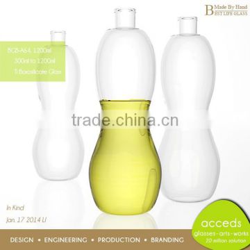 Eco-Friendly High Quality Clear Glass Soda Bottles