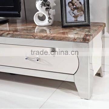 Living Room TV Stand Fireplace Marble Top photo-2