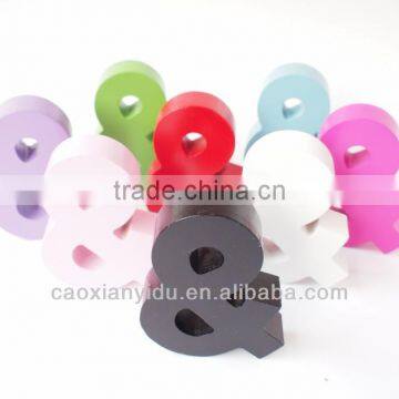 Colouful Alphabet Letter Household Wedding Decoration *9*2.5CM on Sales 9 colour