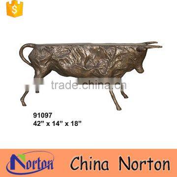 New pop art Large bull bench garden statues decoration NTBA-B026Y