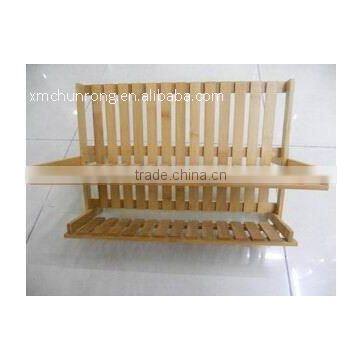 Folding Bamboo Dish Rack photo-2