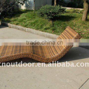 Popular Outdoor Rattan Sun Lounger