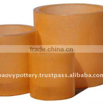 AAH Fiberglass lighting pot, fiberglass with light