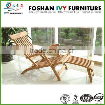 Outdoor hotel sex antique wooden chaise lounge chair