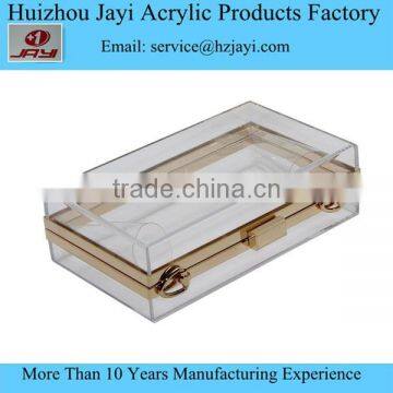 Jayi Acrylic Fatory Acrylic Clear Lucite Beautiful Young Women Ladies Shoulder Handbag Sale photo-2