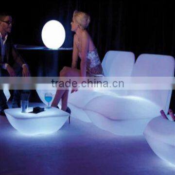 New Fashion 16 colors change LED rechargeable furniture LED sofa/chair