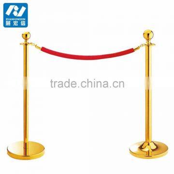 Elegant Barrier Stanchion With Velours Rope photo-5