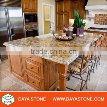 river gold granite kitchen countertop