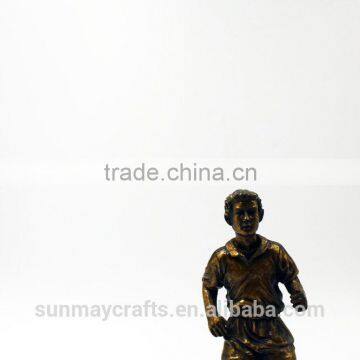 Wholesale Custom High Quality Polyresin Soccer Trophy Statue for Sale photo-3