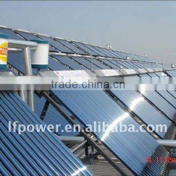 Heat pipe solar thermal vacuum tube solar collector heating room