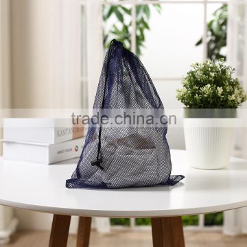 Wholesale cheap promotional custom nylon mesh drawstring bags