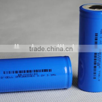 3.2v 3.3ah 26650 lifepo4 battery