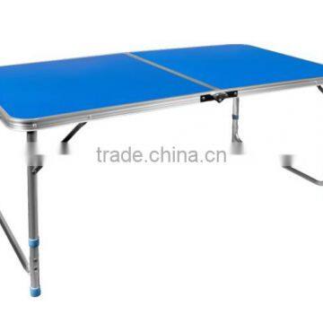 Folding Table Portable Foldable Table Desk Camping Outdoor Picnic Aluminium Alloy With Sunshade Holders and Carry photo-4