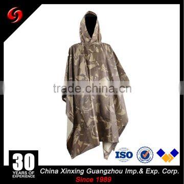 Custom Printing Logo Rubber Rain Ponchos Military Raincoat Korea Rainwear Sale