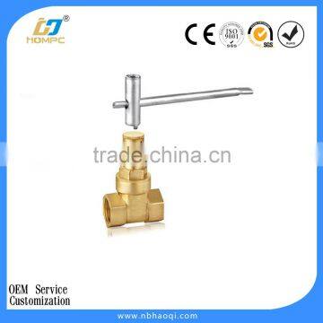 Brass C37710 Water Meter Valve With Lock