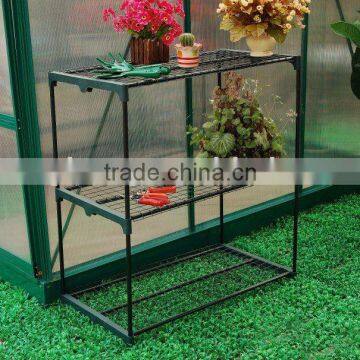 three layer greenhouse shelf