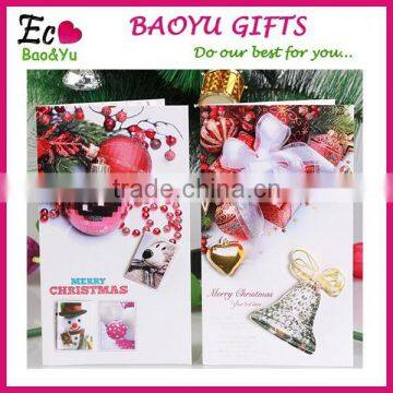 China Made Custom Christmas Greeting Crads Printing Handmade Paper Greeting Cards Designs