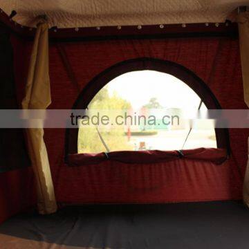 White Fiberglass Pop up Auto Roof Tent Hard Shell Top Roof Tent photo-5