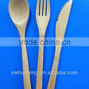 2016 Fashion bamboo cutlery set for children