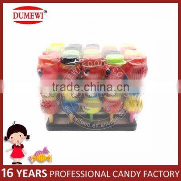 Fruit Flavor Hard Candy Gourd Shape Lollipop Toy Candy photo-5
