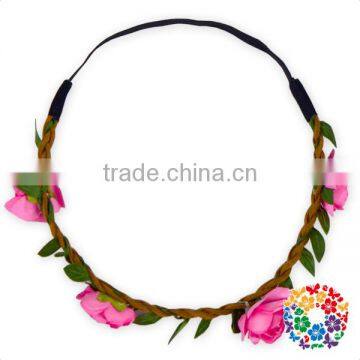 Baby Children Girls Holiday Garland 4 Flowers Latest Decoration Flower Garland photo-2