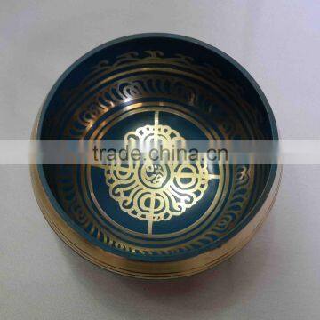 Best Selling Symbolic Colored Tibetan Healing Meditation Singing Bowl photo-2