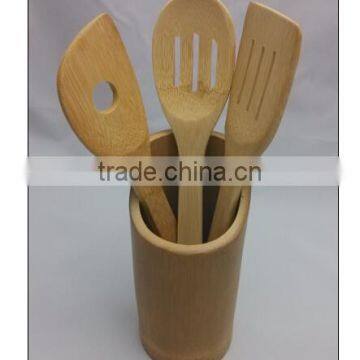 Bamboo Kitchen Tools Bamboo Utensil Holder Kitchen Cutlery Holder photo-2
