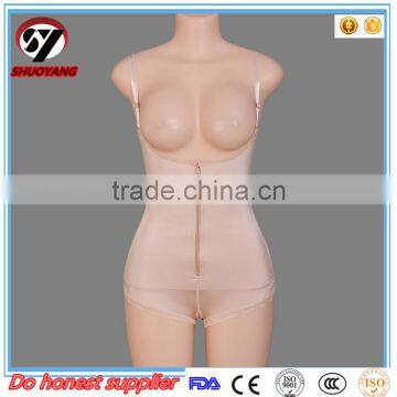 2017 Shuoyang Wholesale Cheap Shapewear Ultra Slim Body Shaper With Open Crotch photo-6