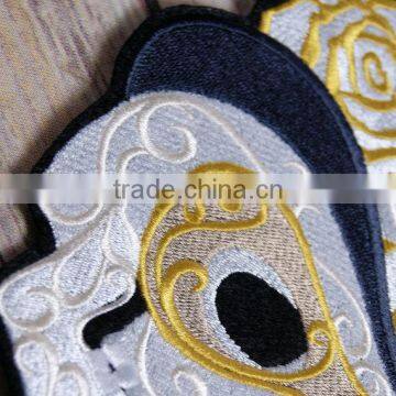 2017Customized Cool Skull Embroidery Patch, Virious Skull Embroidered Patch photo-4