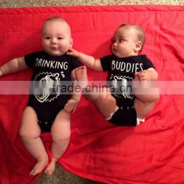 Custom Shirt - Matching Jumpsuits Twins Baby ,Cute Baby Shower Gift