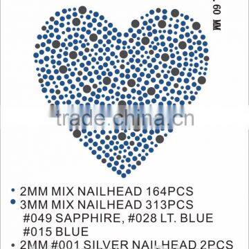 Custom Heart Rhinestone/Acrylic /Gem Stone Glitter Hot Fix Rhinestone for Clothing photo-5