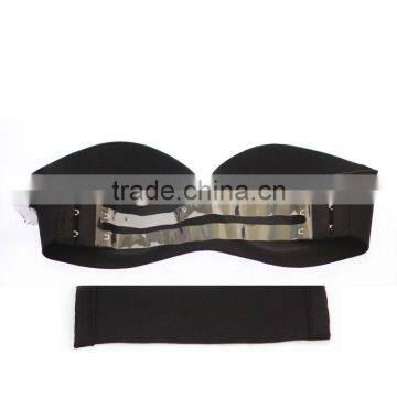 stylish sexy nude and black bra seamless bra