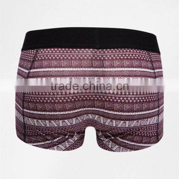 Tribal Print Mens Trunks 10% Spandex 90% Cotton Boxer Briefs photo-2