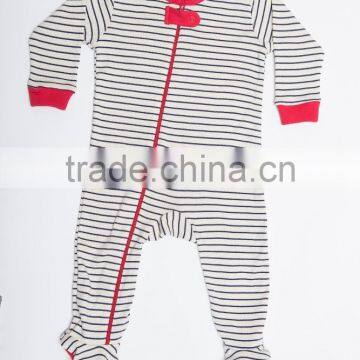 Organic Cotton Side Zipper Romper