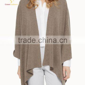 Women Warmest Wholesale Cashmere Knitted Poncho